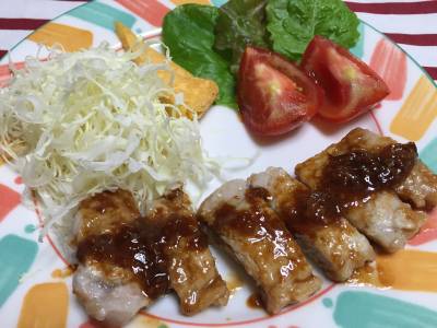 豚肉のみそしょうが焼き