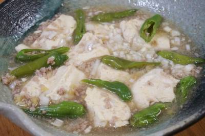 柚子こしょうの和風マーボー