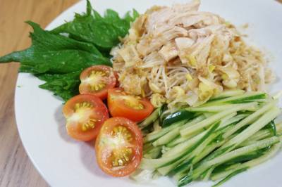 バンバンジーそうめん