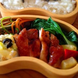 鶏の照り焼き 黒酢風味