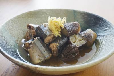 さんまと秋なすのオランダ煮
