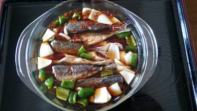 あじのしょうゆ南蛮漬け