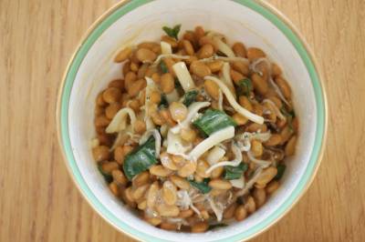 じゃこチーズ納豆