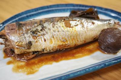いわしの梅じょうゆ煮
