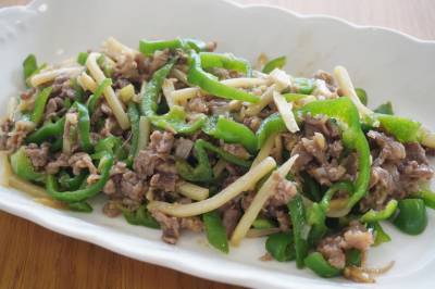 しっとりチンジャオロースー