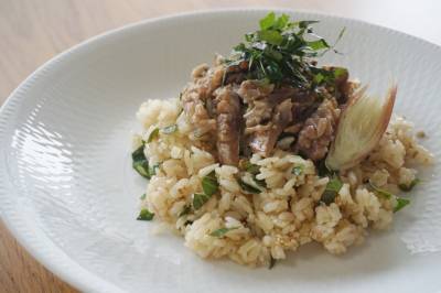 あじの黒酢ずし