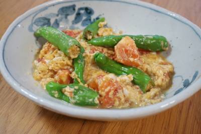 トマト卵炒め