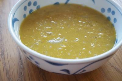 クリームコーンのカレースープ