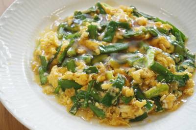 にらたまのあんかけ