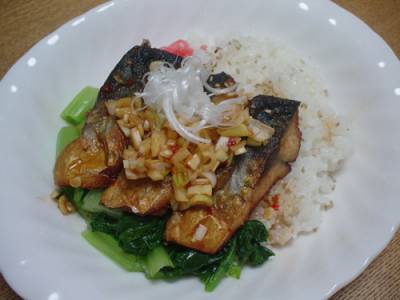 小松菜ご飯ワンプレート