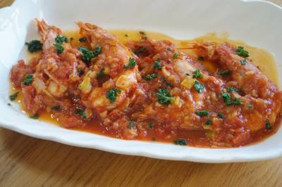イタリア風えびチリ