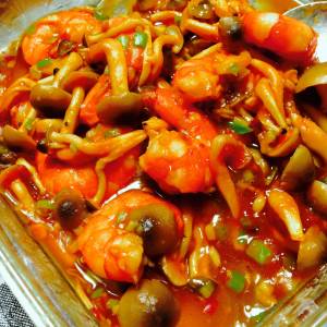 レンジえびチリ