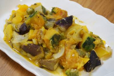 夏野菜のレンジ蒸し