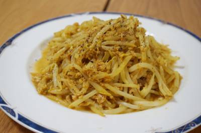 ツナもやし炒め