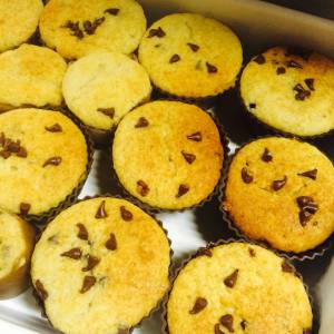 チョコナッツバナナマフィン