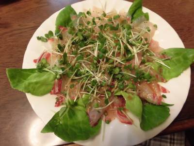 まだいのカルパッチョ