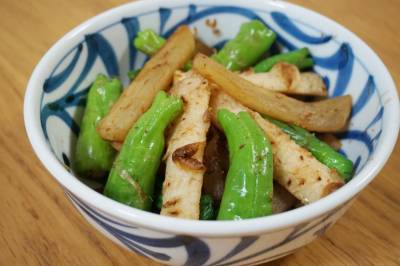 大根のしょうゆ炒め