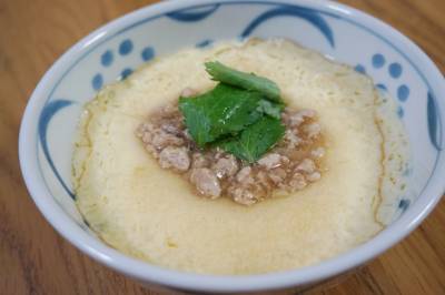 小鉢むし卵 そぼろあんかけ