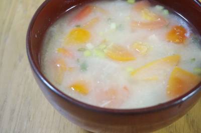 ミニトマトのみそ汁