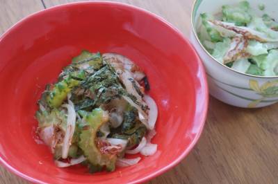 焼きゴーヤーのさっぱりおひたし