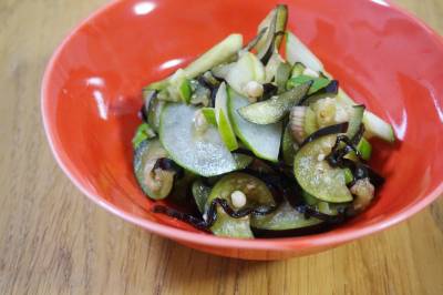 夏野菜のねばねば漬け