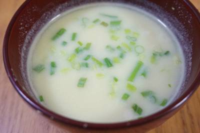 枝豆のすりながし汁