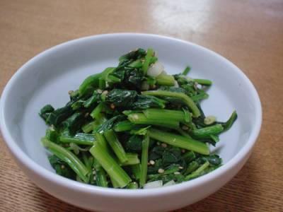 ほうれんそうのナムル