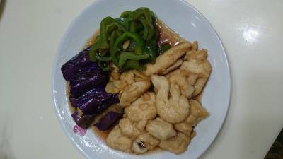 鶏肉となすの南蛮漬け