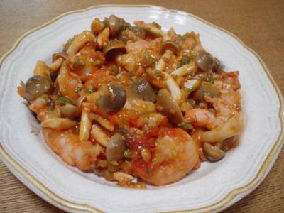 レンジえびチリ