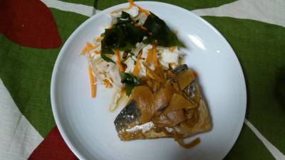 さばのしょうが煮