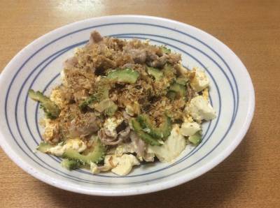 ゴーヤーチャンプルー粉がつお風味