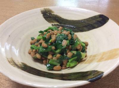 にらの納豆あえ