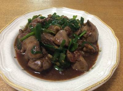 にらレバいため