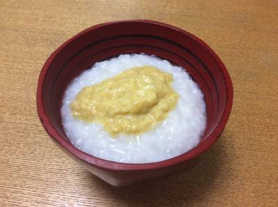 みそ卵がゆ