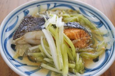 蒸し魚 ねぎ油がけ