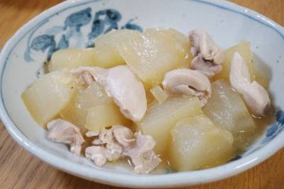 とうがんと鶏肉の煮物