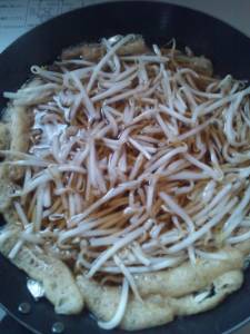 もやしと油揚げの煮びたし