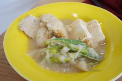 たらの柚子みぞれ仕立て