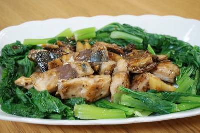 さばのソテー 黒酢あん