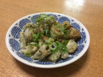 レンコンのカリッと磯辺揚げ