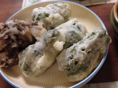 丸ごとピーマンのフリッター