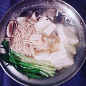 白身魚の小鍋仕立て