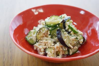 夏野菜の白あえ