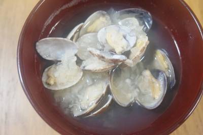 あさりのスープ