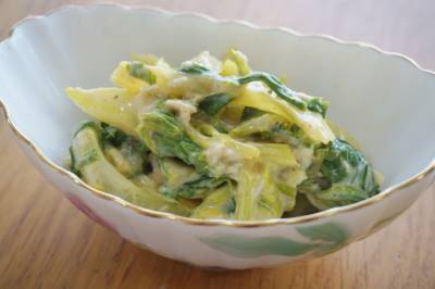 セロリのツナマヨ カレー風味