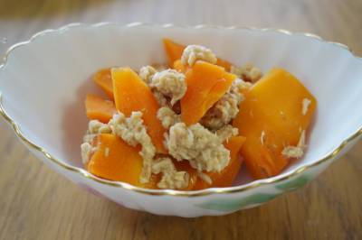春にんじんとツナのレンジ煮
