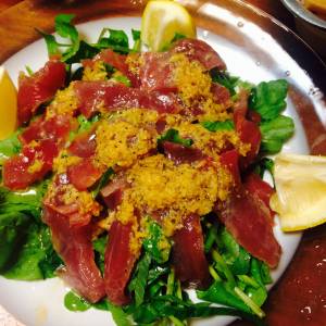 まぐろのカルパッチョ