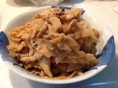 スタミナれんこんきんぴら