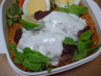 ひき肉のケバブ