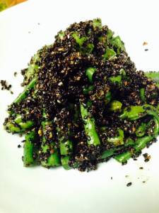 いんげんのごまあえ